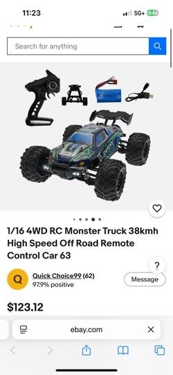 1/16 4WD Fast RC truck