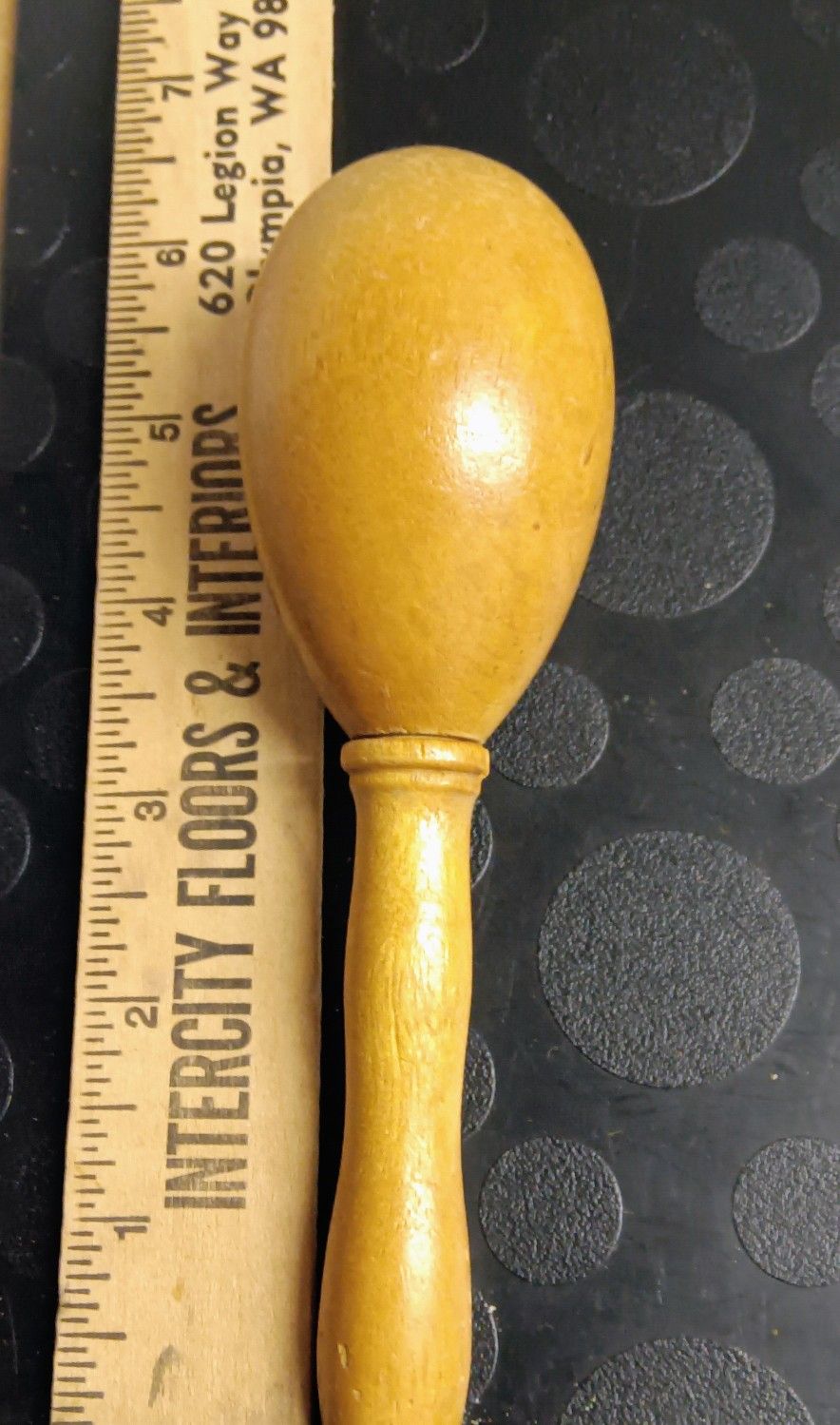 Egg Shaped Old Wood Sock Darner