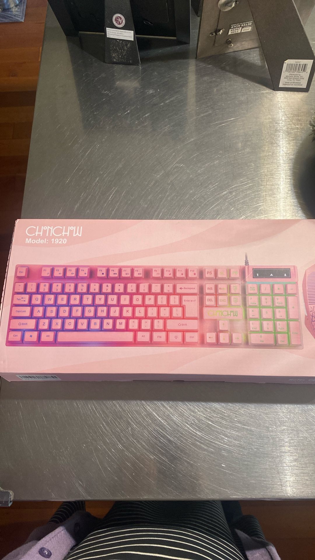 Keyboard Pink & Mouse