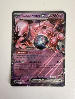 TeamRocket’s Mewtwo Jumbo Pokemon Card