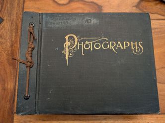 Vintage photo album of Seattle shipyards circa 1919