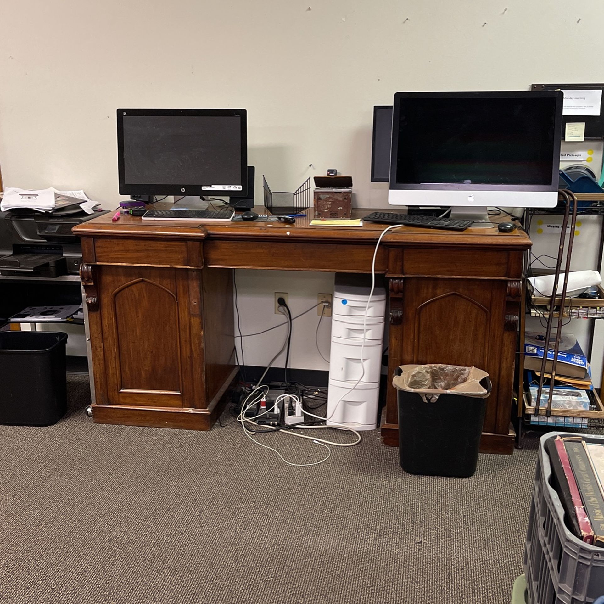 Antique Wooden Desk (High-Top)