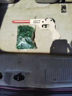 Rubber Band Wooden Pistol