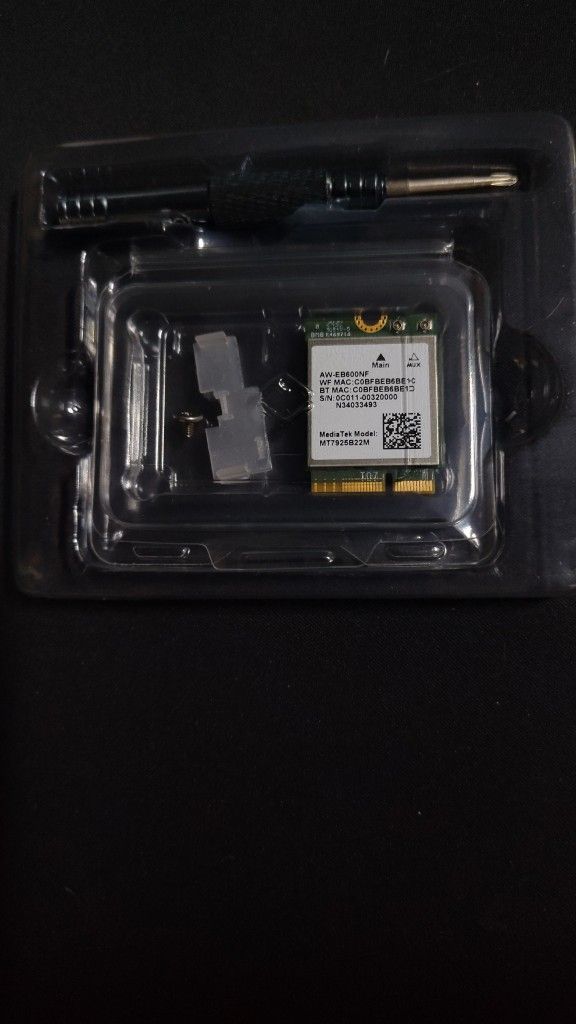 WIFI 7 CARD MEDIATEK MT7925 WIFI 5.3 TRI-BAND M.2 WIFI CARD