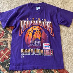 1995 Phoenix Suns playoff Salem brand tshirt sz youth small