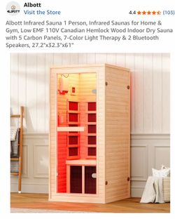 1 person sauna