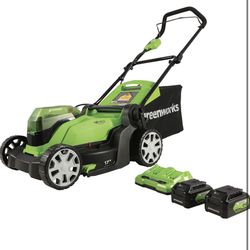 Green MaxLander 48V Cordless Lawn Mower 