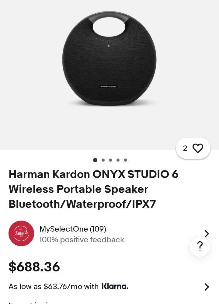 Harman Kardon, Studio 6 Bluetooth Speaker