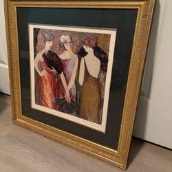 Barbara A. Wood Intermission Limited Edition Signed Painting