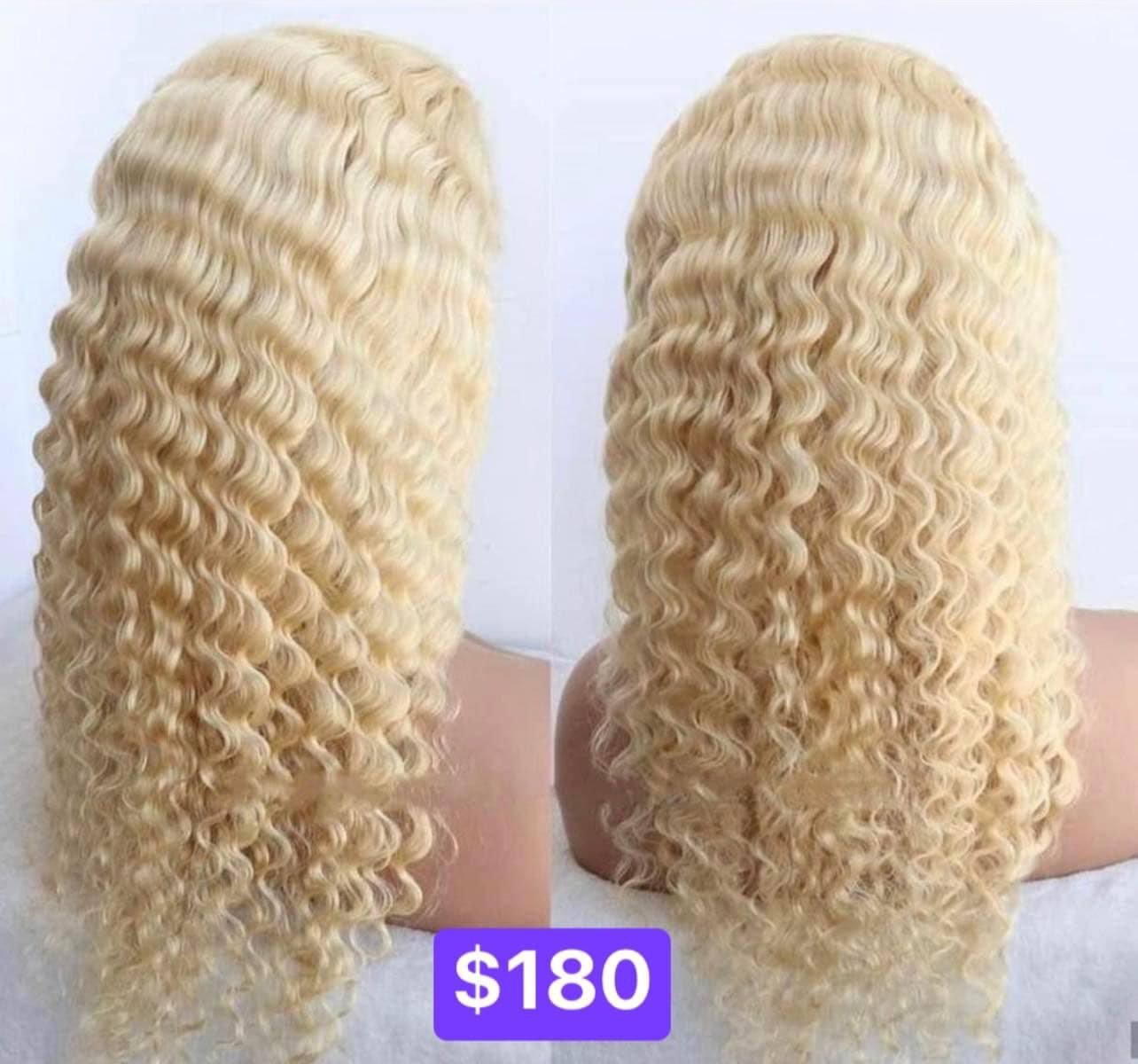 Curly Blonde Wig