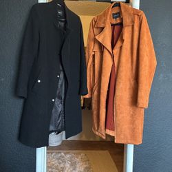 Women’s Coat Bundle – 2 Jackets (Marc New York + Suede Trench