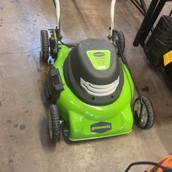 Electric Lawnmower Have 