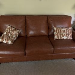 Leather Living Room Sofa 