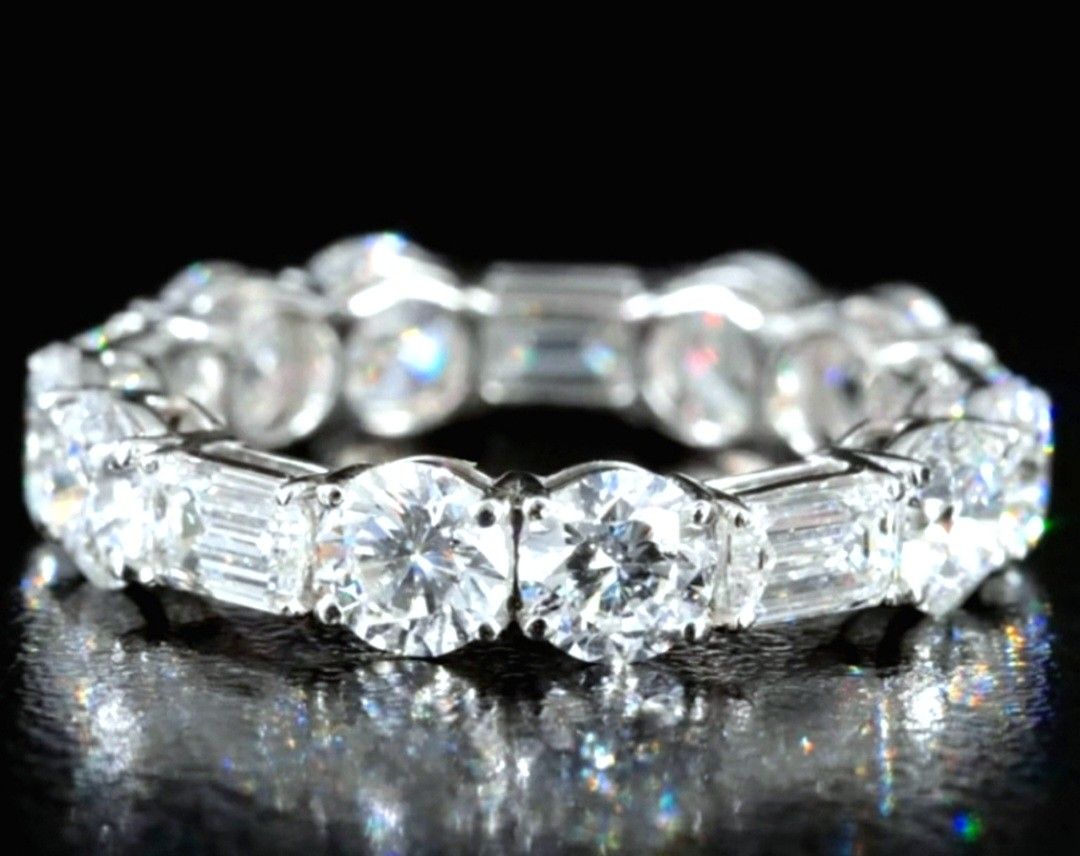 ***LUX Platinum/950 Eternity Diamond Band***