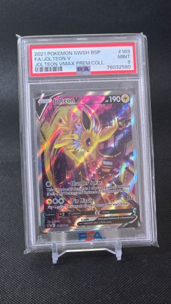 Jolteon V Full Art PSA 9 Mint #SWSH183
