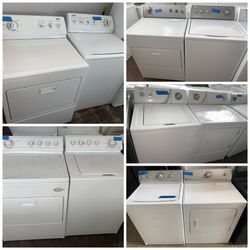 Top load washer & dryer sets in excellent condition starting at $325