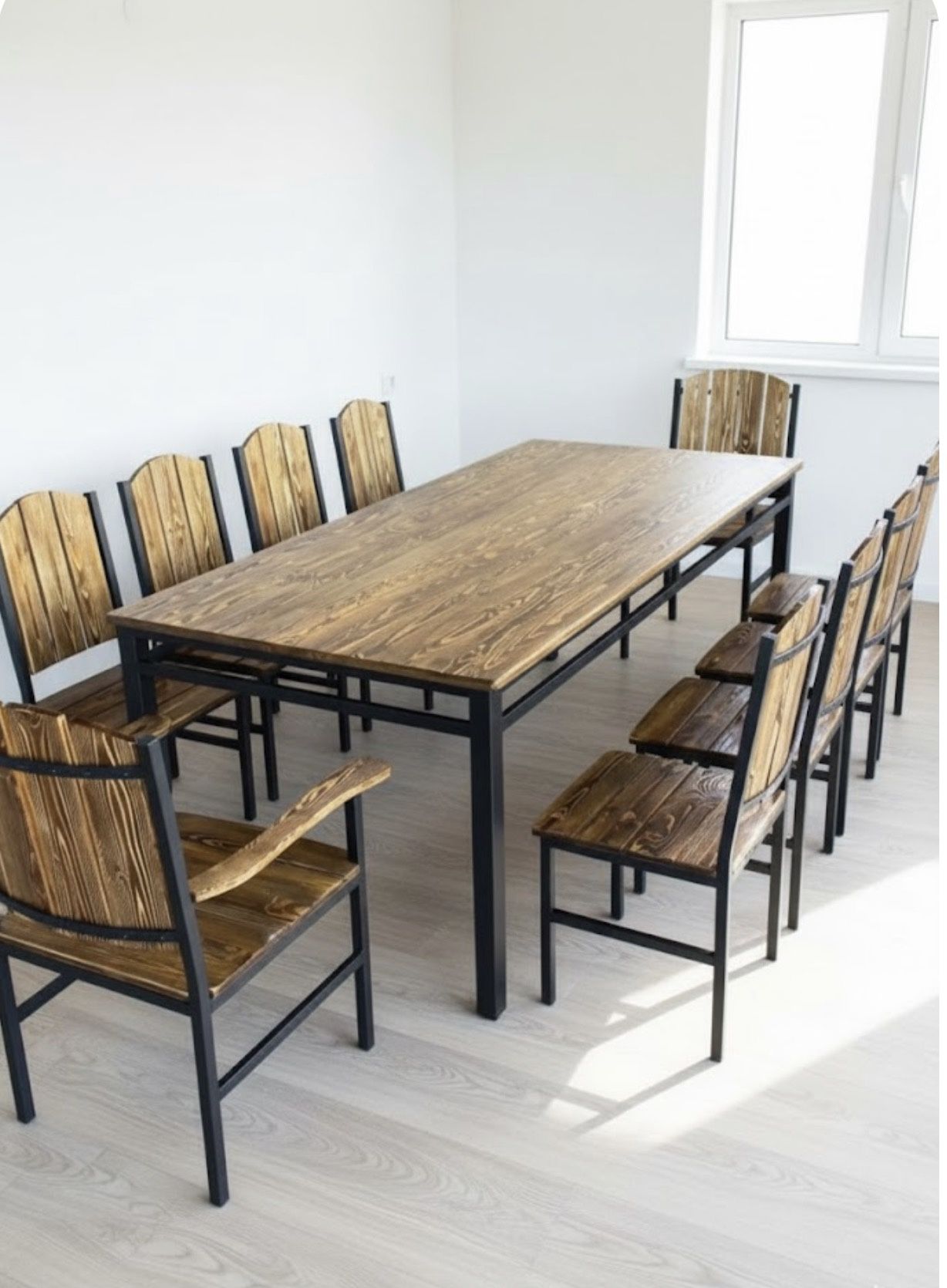 Dining Table Set Metal