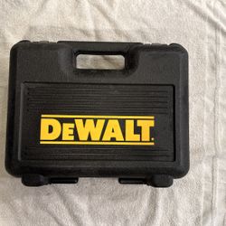 DeWalt plastic drill case