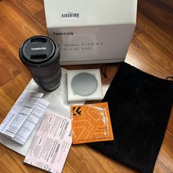 TAMRON 18-300mm f/3.5-6.3 Di III-A VC VXD for Sony E Mount (APS-C) bundle with 67mm UV Filter K&F 
