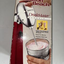 Vintage Chrome Hamilton Beach Drink Master Milk Shake Maker Mixer
