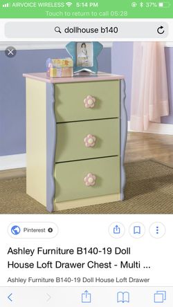 DIY Dollhouse Nightstand - at home with Ashley