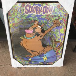 Scooby-Doo Framed Picture 22” X 18”