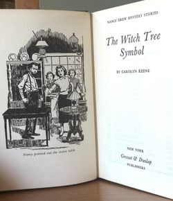 thumbnail image 2 of Nancy Drew #33: The Witch Tree Symbol – Classic Mystery Hardcover By Carolyn Keene 2 of 6