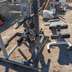 Squat Rack,Benches, Dumbells,300lbs of Weights