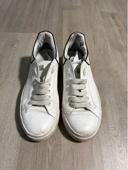 Philipp Plein White Leather Sneakers