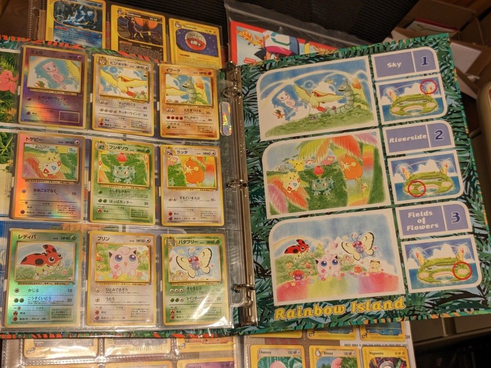 pokemon cards island set Southern Islands Collection Binder Pokmon Theme Deck Pokmon Southern Islands Complete Binder