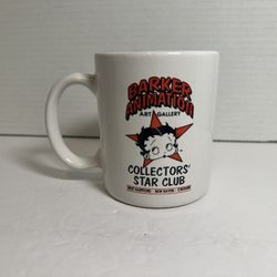 BARKER ANIMATION ART GALLERY BETTY BOOP STAR CLUB MUG