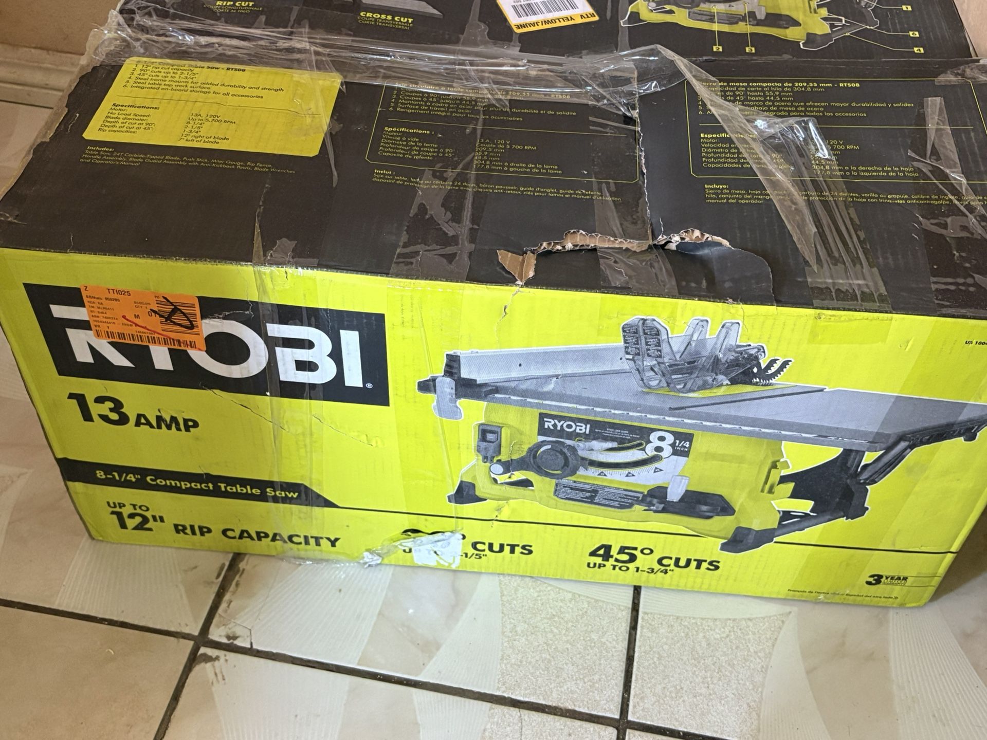 Ryobi Table Saw