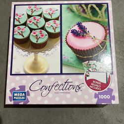 Cherry Blossom And Lavender Cupcakes  - Mega Puzzle 🅰️