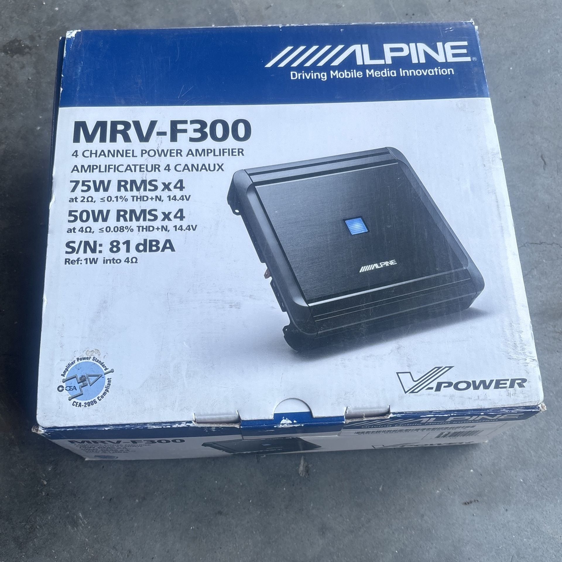 Alpine Amplifier