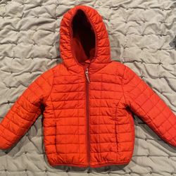 Cat & Jack Red Winter Puffer Jacket 