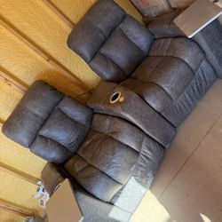 Home Theater Reclining Sofa/loveseat