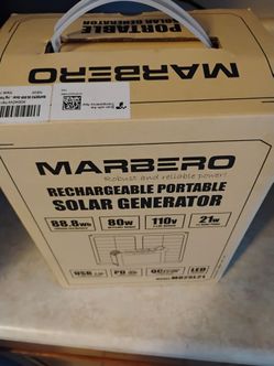 MARBERO Solar Powered Generator 88Wh, 120W