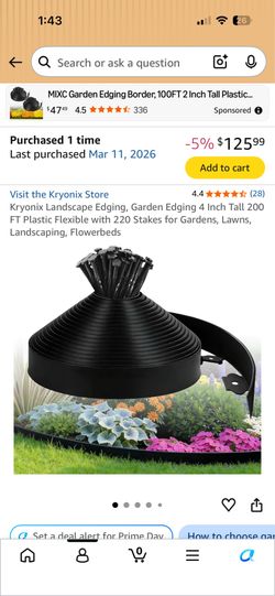 Garden edging