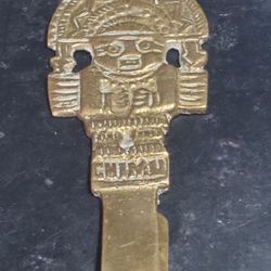 Chimú Warrior Bronze Letter Opener