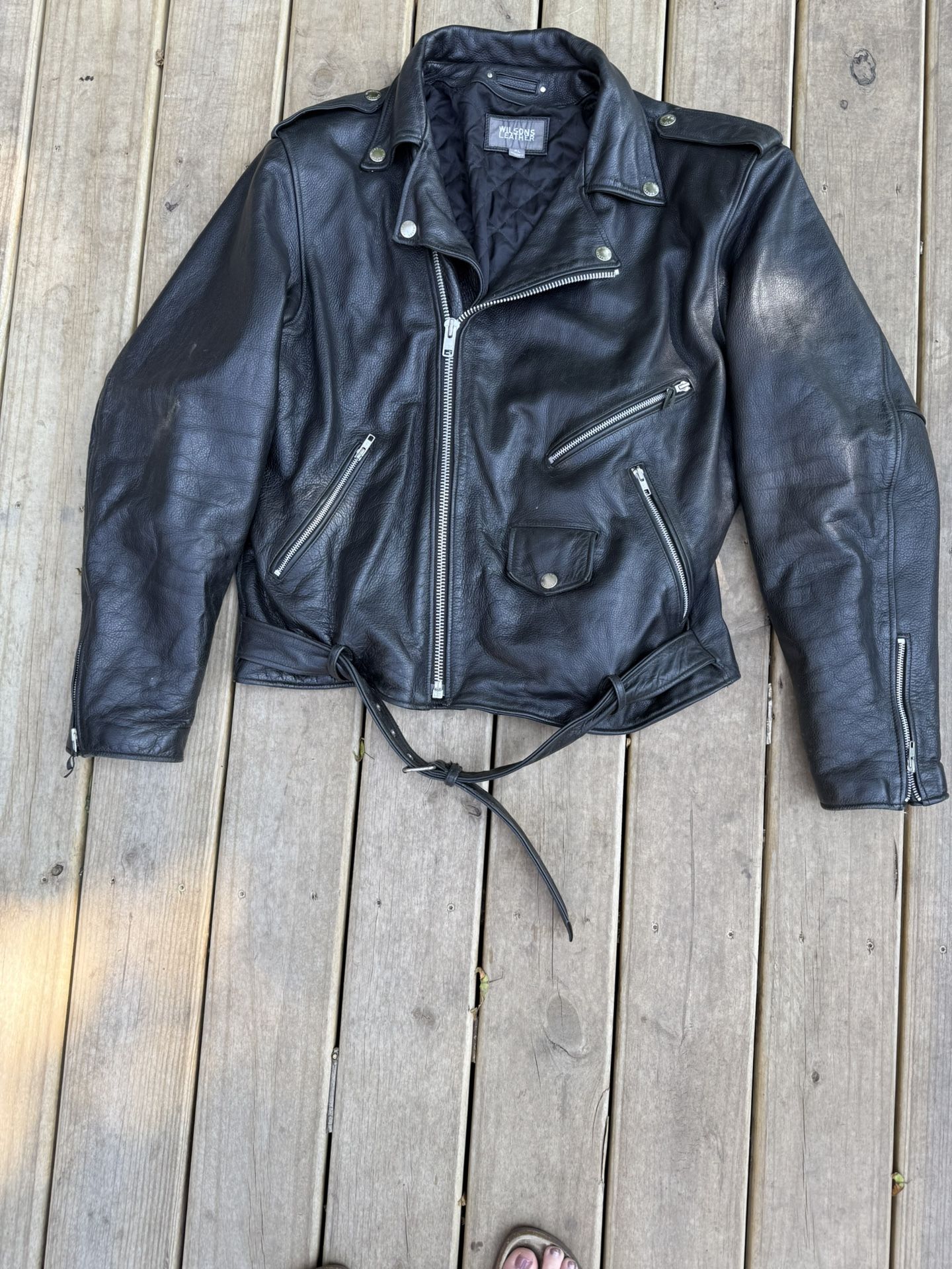 Men’s Wilson’s Leather Motorcycle Jacket