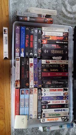 45 vhs movie's