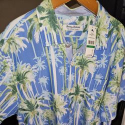 Tommy Bahama Hawaiian Shirt Size L Never Used