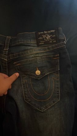 blue true religion pants