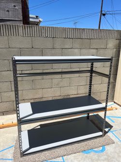 Heavy duty shelving rack