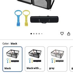 71" x 59"Baby Playpen + Play Mat for Sale