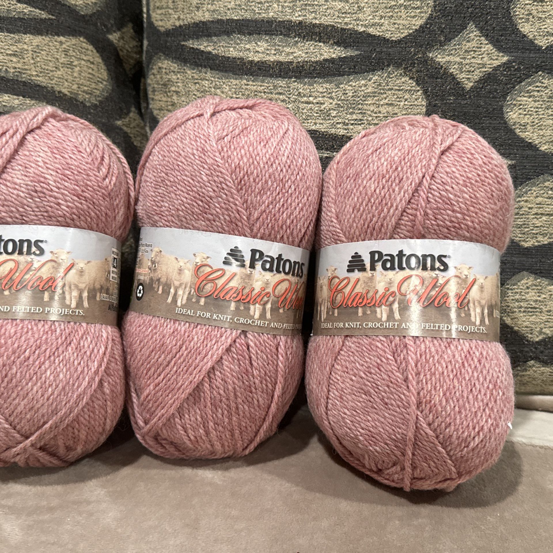 Patons  Classic  100%. Pure Wool Yarn 
