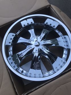 24/10⚡️5 lugs💥mosT CarS⚡️4 new wheels 💥All chrome ⚡️979$