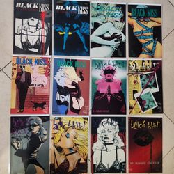 Howard Chaykin Black Kiss Complete Comic Lot Set of 12 VF 1988