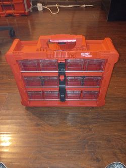 Milwaukee tilt bin organizer