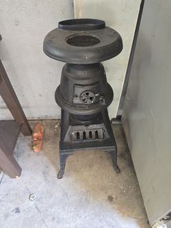 Antique cast iron stove